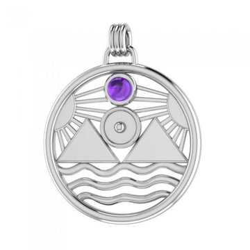 Four Elements Solar Power Pendant TP3576 - Jewelry